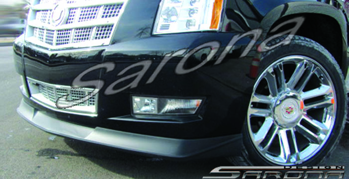 Custom Cadillac Escalade  SUV/SAV/Crossover Front Add-on Lip (2012 - 2014) - $390.00 (Part #CD-008-FA)